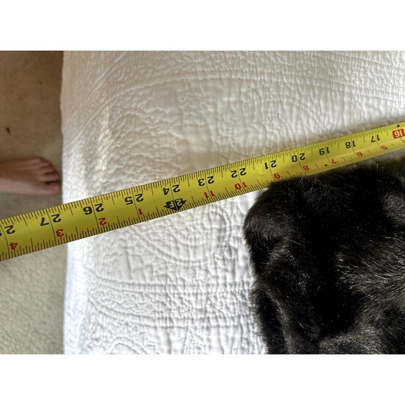 Gorgeous Sears Fashions Vintage Dark Brown Faux Fur Coat. Size L-XL - Picture 5 of 7